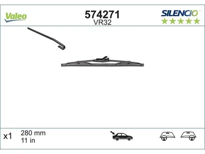 Obrázok produktu pre vALEO SILENCIO VM32 (1 kus) (280 mm) 574271