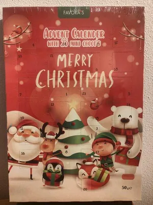 Produktbild von Favora's - Adventskalender - Frohe Weihnachten - 25 Tage