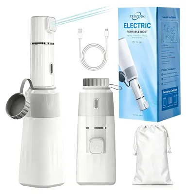 Tragbares Bidet, elektrisch, 2 Stufen, 350 ml, für unterwegs