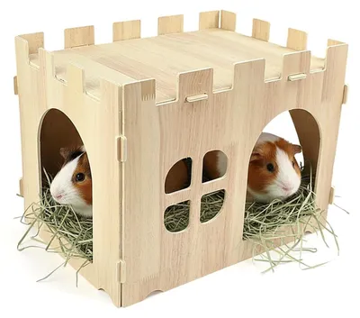 Produktbild von Holz-Kaninchenstall für Kleintiere