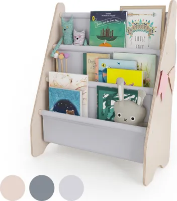 Produktbild von MAMOI® Bücherregal für kinder, Bücherkiste für kinderzimmer, Book shelf, Buchregal, Wandregal kinderregal, Kinderbücherregal, Bücherbank aus holz für Kleinkind, Kindermöbel für kleines kind