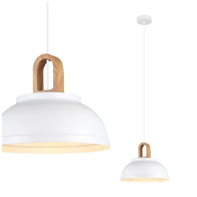 Obrázok produktu pre Moderné biele závesné svietidlo Italux Danito MDM3153/1M W
