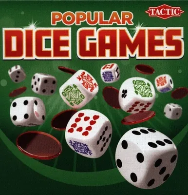 Zdjęcie produktu dla Tactic Popular Dice Games, Dorosły/dziecko, Każda płeć, 7 lat(a), Holenderski, Francuska, Angielski, Polski, Zielony, 10 min