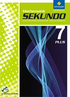 Produktbild von Sekundo 7. Schulbuch. Mathematik Plus mit CD-ROM. Differenzierende Schulformen