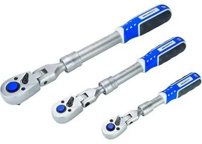 Produktbild von HASKYY Gelenk-Teleskop-Ratsche-Knarre-Set 1/2" + 3/8" + 1/4"