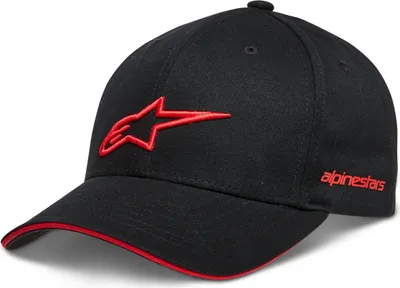 Image de Casquette ROSTRUM HAT, ALPINESTARS (noir/rouge)