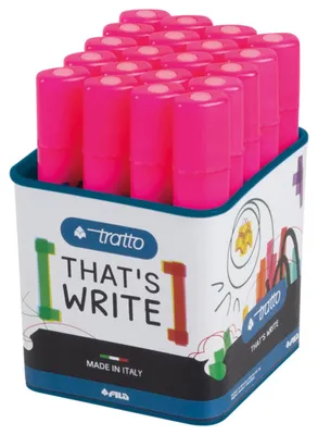 Productafbeelding van Tratto Video Rosa: Textmarkeerset, 20 stuks in verpakking
