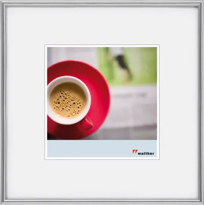 Produktbild von Walther Galeria 40x40 Kunststoff silber KS440H