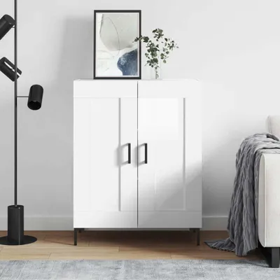 Produktbild von vidaXL Sideboard Hochglanz-Weiß 69,5x34x90 cm Holzwerkstoff