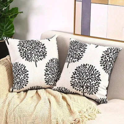 Productafbeelding van Famanu set van 2 kussenhoezen - 45 x 45 cm