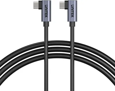 Obrázek produktu pro Unitek UNITEK C14147ABK01-1M - USB C 90°/90° PD 100W M/M 1M
