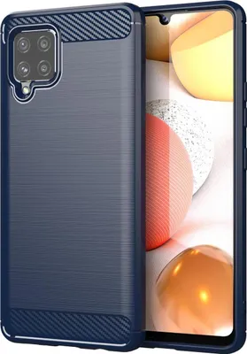Image de Cadorabo Housse pour Samsung Galaxy A42 4G en bleu Housse TPU Case Cover Etui Housse téléphone portable