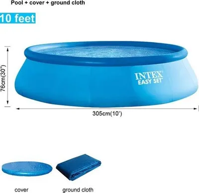 Productafbeelding van Famanu Opblaasbaar ringzwembad - Blauw - 305x76 cm