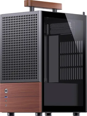 Zdjęcie produktu dla Jonsbo T6, Midi Tower, PC, Czarny, Drewno, ITX, Stal, Szkło, Aluminium, Gaming