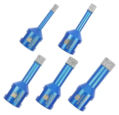 Produktbild von Diamant-Kernbohrer Set 5tlg. 6-14mm M14 für Fliesen Marmor Granit