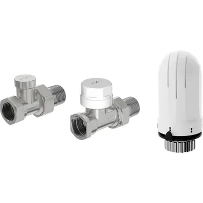 Obrázek produktu pro Mexen G03 termostatická sada s přímým ventilem, nikl - W914-012-938-01