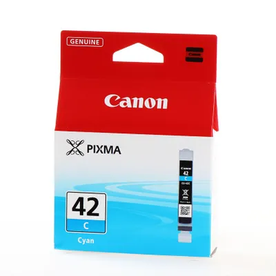 Produktbild von Canon CLI-42C Tinte Cyan, Standardertrag, Foto zyan, Tinte auf Farbstoffbasis, 1 Stück(e), 600 Seiten