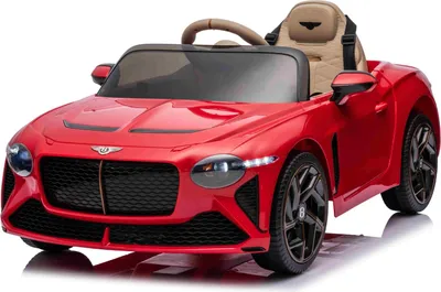 Produktbild von Elektrisches Kinderauto Bentley Bacalar 12V, rot, Türen öffnen nach oben, 2,4 GHz Fernbedienung, LED-Beleuchtung, USB/AUX-Anschluss, Federung, Lithium-Akku, 2 x 25W Motor, ORIGINALE Lizenz