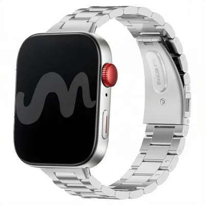 Produktbild von imoshion Edelstahlarmband für Huawei Watch Fit 3 - Silber