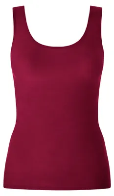 Produktbild von Chantelle Damen Top - Unterhemd, SoftStretch, nahtlos, Einheitsgröße 34-44 Pink (Raspberry) One Size