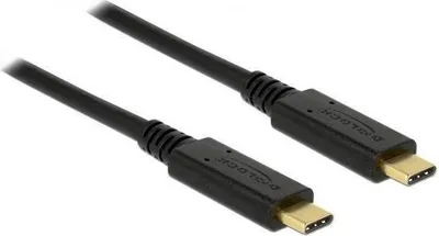 Produktbild von DeLOCK 85206, 4 m, USB C, USB C, USB 2.0, 0,48 Gbit/s, Schwarz