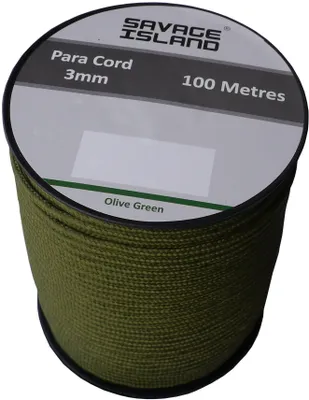 Obrázek produktu pro 100m Paracord 3mm, multifunkční lano pro outdoor