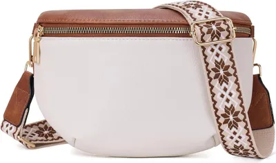 Produktbild von Kleine Damen Umhängetasche RFID Blockierung Kunstleder Crossbody Bag Brusttasche