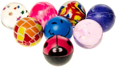 Image de 50 Mélange de balles rebondissantes 32 mm. 8621