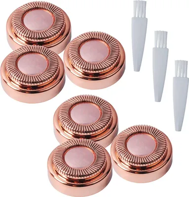 Produktbild von 6 Ersatzköpfe für Flawless Hair Remover – Für Lippen, Kinn, Wangen & Koteletten