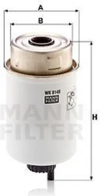 Produktbild von Kraftstofffilter MANN-FILTER WK 8140
