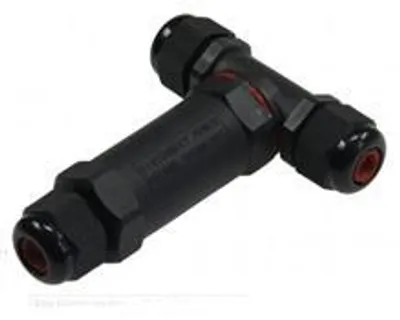 Produktbild von 5711 Kabelverbinder T-Stück 3pol. IP68 f.Außen schwarz