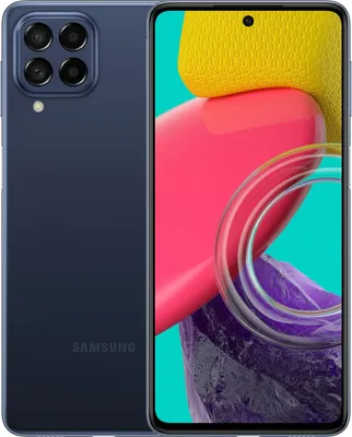 Produktbild von Samsung Galaxy M53 5G, 17 cm (6.7"), 1080 x 2400 Pixel, 8 GB, 128 GB, 108 MP, Blau