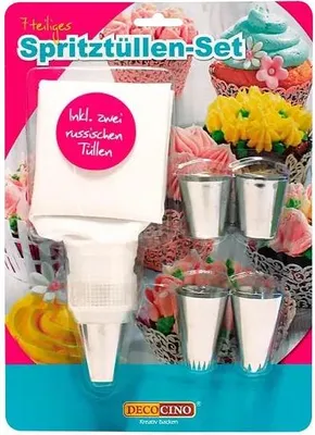 Produktbild von Spritztüllen-Set 7-teillig - Backzubehör