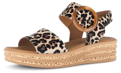 Obrázok produktu pre Sandále Gabor Comfort s platfórmou – prírodná koža: 41: Normálna Veľkosť: 41 Šírka: Normálna
