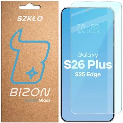 Produktbild von Gehärtetes Glas für Galaxy S26 Plus / S25 Edge, Bizon Glass Clear
