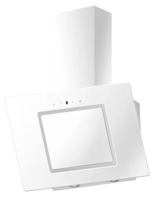 Immagine prodotto di PKM cofano cucina con bordo di estrazione cofano gamma S26-60BWTY vetro bianco 60cm
