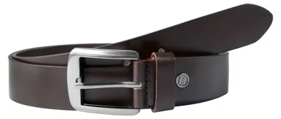 Produktbild von Leonardo Verrelli Herren Gürtel 90 cm - 130 cm (Bundweite) in Braun aus 100% Echtleder, kürzbar