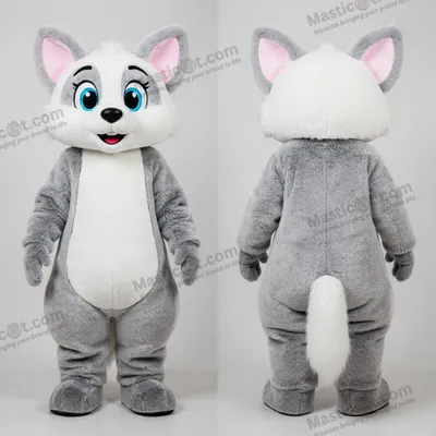 Produktbild von Schneewittchen-Spielender MASTICOT Hermelin-Maskottchen