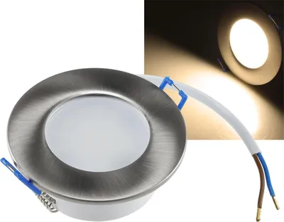 Produktbild von LED-Einbauleuchte Flat-30 FR-R 3000K Ø85x30mm 5W 460lm IP44 rund poliert