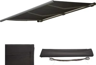 Obrázek produktu pro Náhradní potah pro markýzu T123, plná kazeta Náhradní potah proti slunci 4,5x3m  Polyester antracitový
