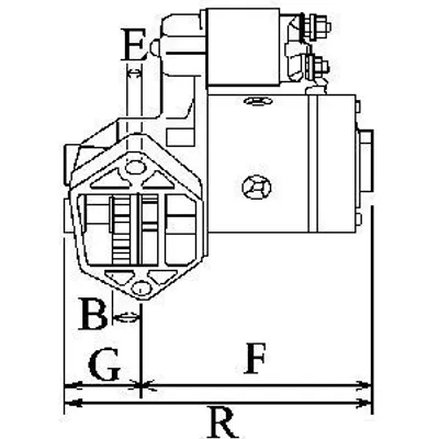 Produktbild von HC-Cargo 114213 Starter Anlasser 2,0kW 12V