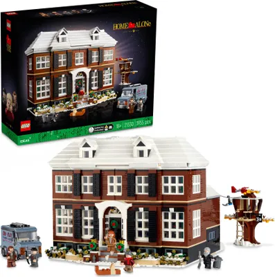 Produktbild von LEGO Ideas Home Alone, Haus der McCallisters, Set für Erwachsene, großes Sammelset, mit 5 Minifiguren aus Kevin Allein zu Haus 21330
