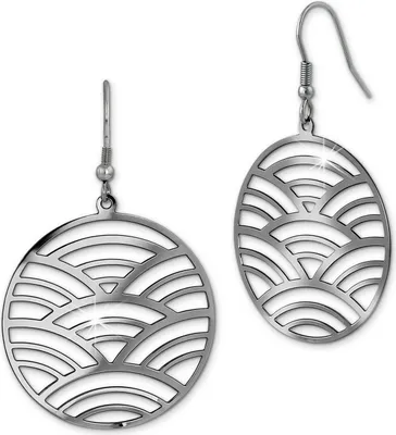 Image de Amello Acier inoxydable argenté Boucles d'oreilles pour femmes ESOS87J
