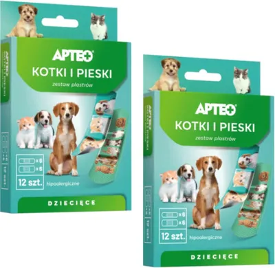Produktbild von Katzen und Hunde Kinderpflaster, hypoallergen, 24 Stück, hautfreundlich