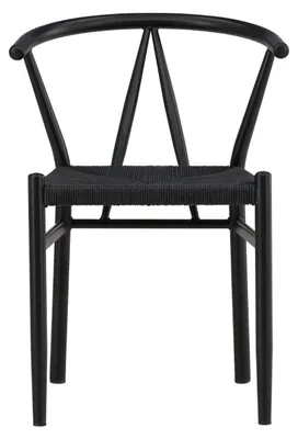 Produktbild von Alfons Esszimmerstuhl Armlehne schwarz.
