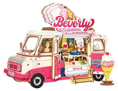 Produktbild von 3D-Puzzle, Beverlys Eiswagen, Rolife, 290 Teile