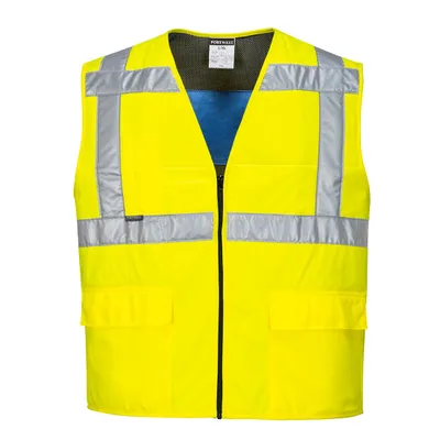 Produktbild von Portwest CV02 Warnschutz-Kühlweste Yellow Gr. L/XL