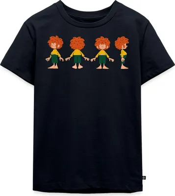 Produktbild von Spreadshirt Pumuckl Aus Verschiedenen Blickwinkeln Kinder Premium T-Shirt, 98/104 (2 Jahre), Navy