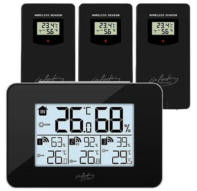 Image de Station météo sans fil FWS-450 avec 3 capteurs externes