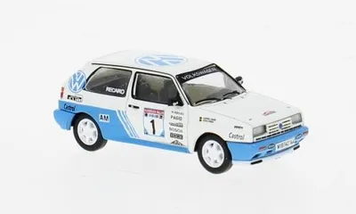 Produktbild von Brekina PCX871596 - 1/87 VW Rallye Golf, Hunsrück Rallye, 1991, #1, E.Weber/M.Hiemer -